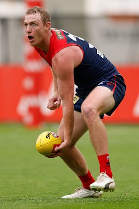 Harrison Petty returned to the Melbourne defense and was solid.