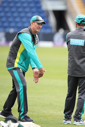 Unchallenged: Australia's batting coach Graeme Hick.