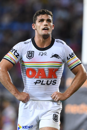 Not going well: Nathan Cleary and Penrith are struggling this season.