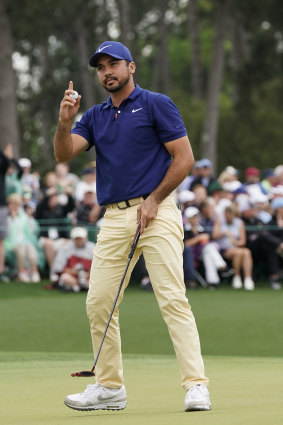 Toughen up: Jason Day at the Masters.