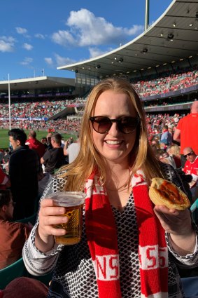 Sydney Swans fan Amelia Gilbert, 29, has booked flights to Melbourne but is still in need of a seat at the MCG.
