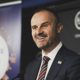 ACT Chief Minister Andrew Barr.