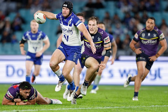 Matt Burton had his best game of the season so far in the gritty win over Melbourne.