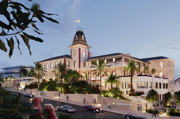 An artist’s impression of the InterContinental Sorrento, which will open in November.