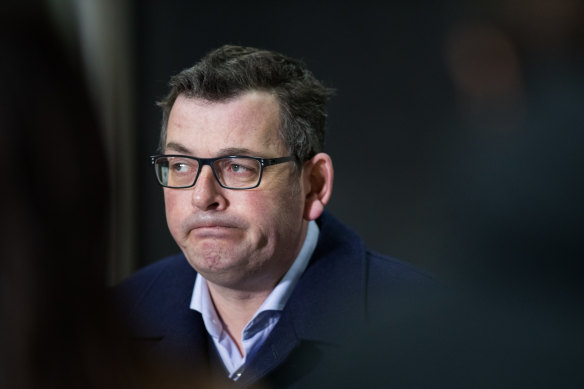 Premier Daniel Andrews on Wednesday.