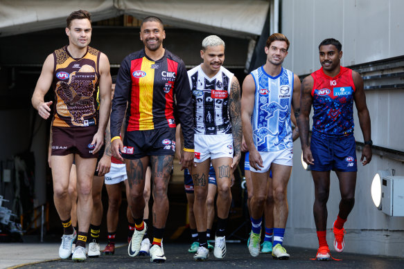 Indigenous players mark this year’s Sir Doug Nicholls round.