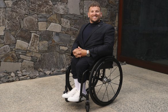 Australian of the Year Dylan Alcott has made it clear he won’t shy away from political debate. 