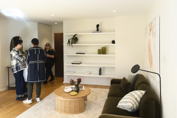 The beautifully finished home drew first home buyers and an upsizer within Newtown to auction.