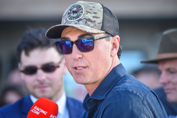 In-form trainer Symon Wilde.