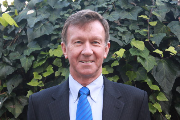 Alan Haselden, a former deputy mayor of the Hills Shire Council.