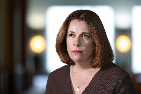 Communications Minister Anika Wells.