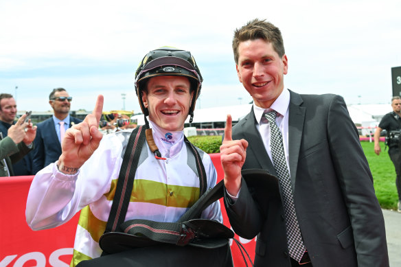 Group 1 partners Beau Mertens and Mitch Freedman are aiming to repeat the dose in Saturday’s Thousand Guineas with Skybird.