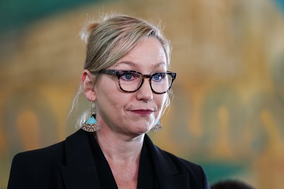 Greens leader Larissa Waters.