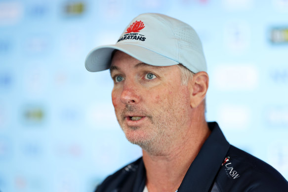 Waratahs head coach Darren Coleman.