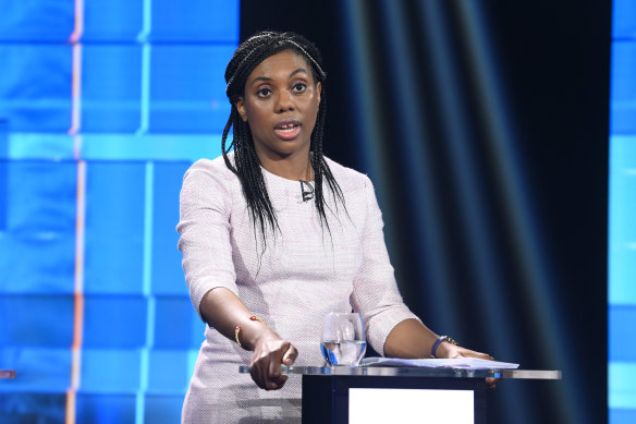 Conservative leadership candidate Kemi Badenoch during Britain’s Next Prime Minister: The ITV Debate.