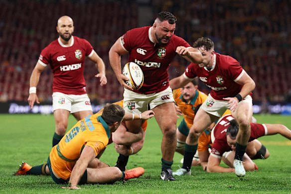 Ellis Genge of the British and Irish Lions. 