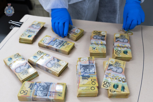 More than 80 per cent of Australian cash seizures has occurred in WA, according to state police.