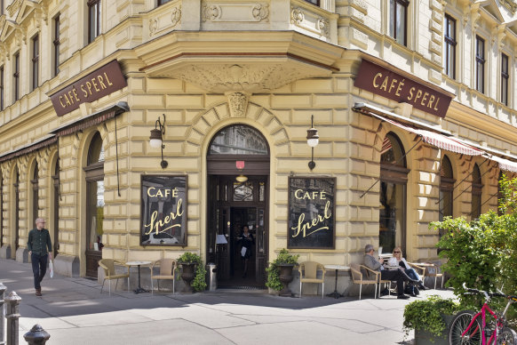 Cafe Sperl maintains the feel of the late 1800s.