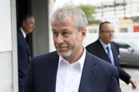 Roman Abramovich reportedly suffered peeling skin on his face and hands, and red teary eyes.