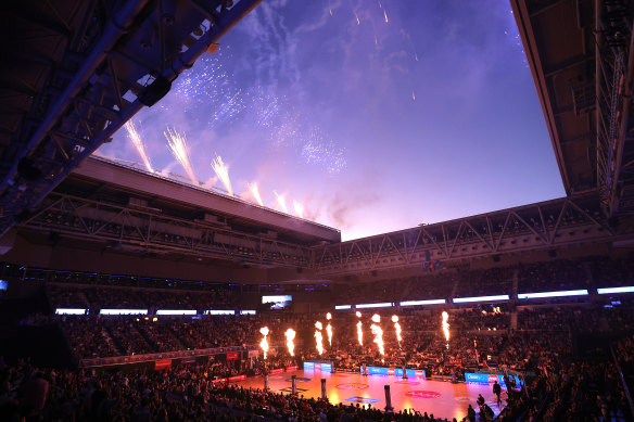 The beloved home of Melbourne United, John Cain Arena lit up in December as the Melbourne NBL side took on the Perth Wildcats