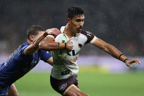 Broncos winger Deine Mariner scored two tries.