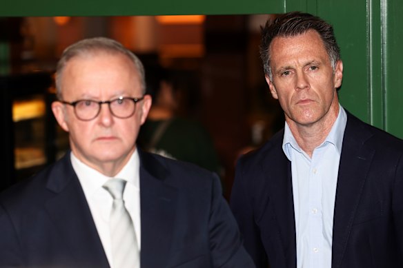 Prime Minister Anthony Albanese and NSW Premier Chris Minns. 