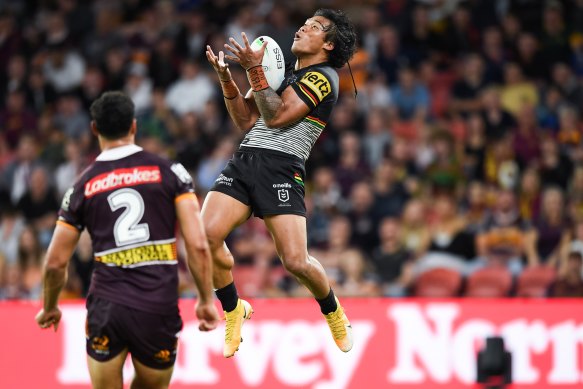 The Panthers winger survived an aerial assault against Brisbane back in round six.