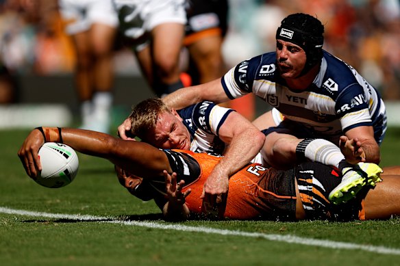 Samuela Fainu is one of the Tigers' rising stars.