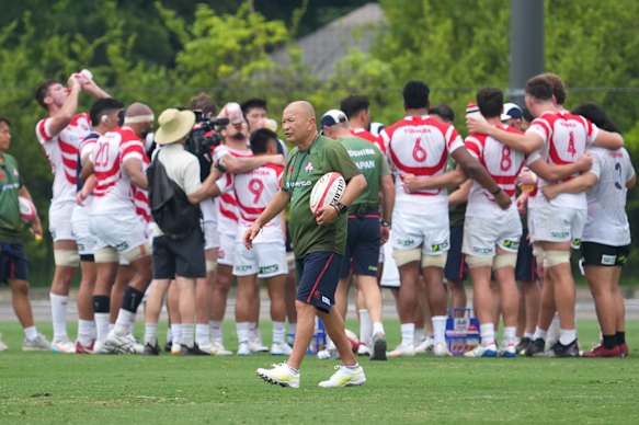 Eddie Jones’ Japan host the Wallabies for a Test in Osaka on Saturday.