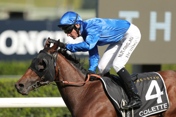 Colette has been the best backed runner in the Golden Eagle given  the prospect of a heavy track.