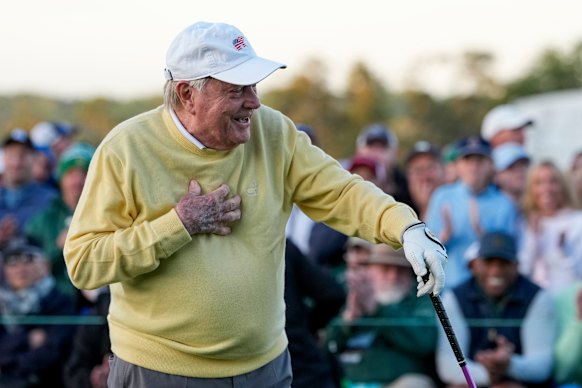Jack Nicklaus returns to Augusta to hit the ceremonial tee shot on the first hole in 2026.