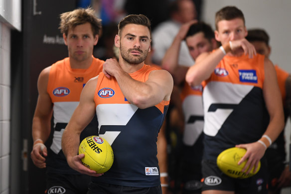 Stephen Coniglio’s difficult first year as GWS Giants captain has been laid bare in an Amazon Prime documentary.