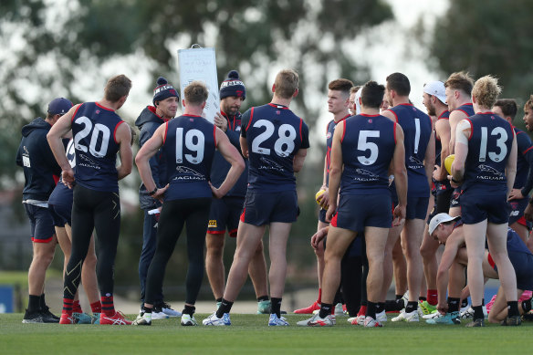 Melbourne players are ready to go into a hub, says Simon Goodwin.