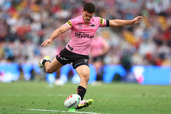 Nathan Cleary has led his team to their second win of the season.