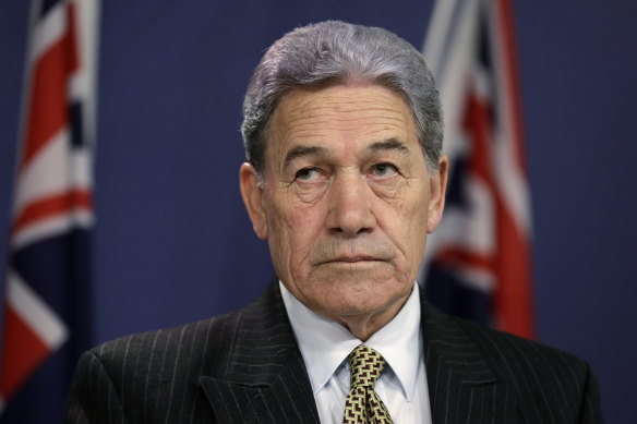 New Zealand First leader Winston Peters  was at one time part of a coalition government with Ardern.