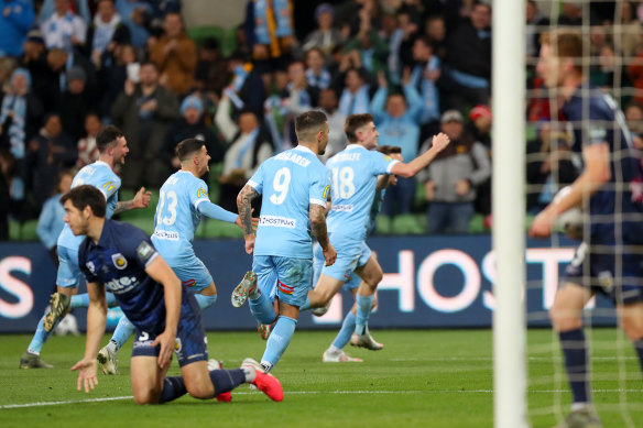 Melbourne City could lose the chance to host the grand final.