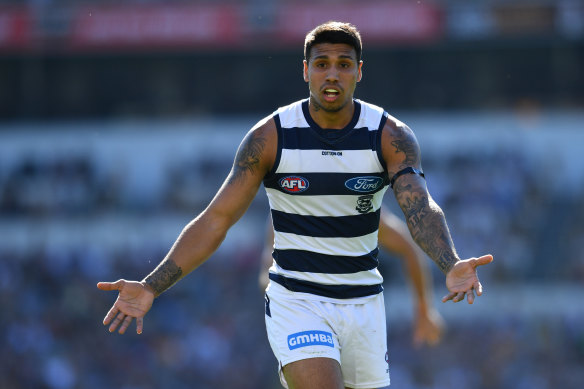 The west is calling: Geelong's Tim Kelly.