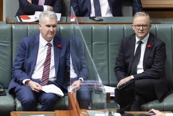 Employment and Workplace Relations Minister Tony Burke and Prime Minister Anthony Albanese will stare down an industry revolt in a bid to pass controversial industrial relations reforms in the next two weeks.