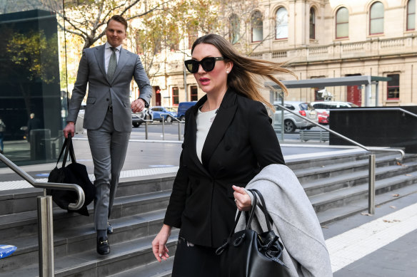 Selina Holder outside court this week.