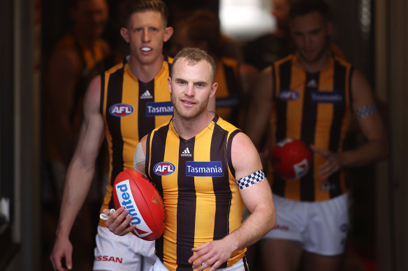 Brownlow Medallist Tom Mitchell eyes Hawks leadership role