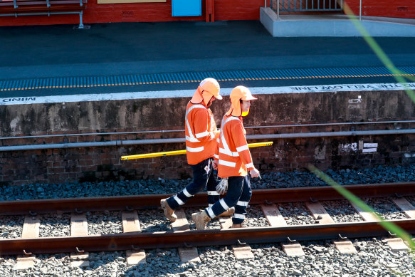 The shutdowns have to occur to allow contractors to work on the rail track, the report stated.