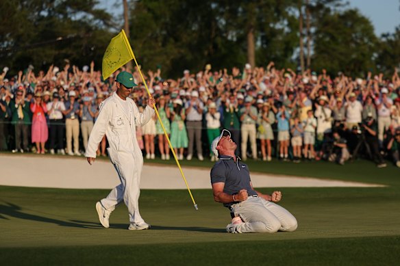 Rory McIlroy ends his Masters drought with victory in 2025.