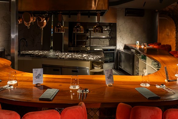 Sala de jantar em Trescha.