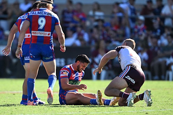 Dylan Brown’s knee injury will sideline him for a month.