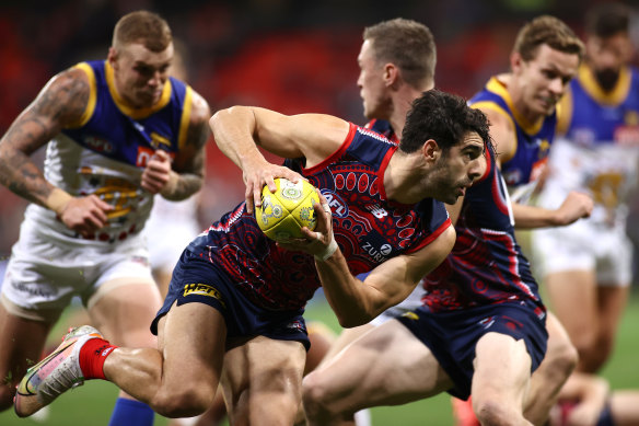 Christian Petracca thought the Demons’ first half against the Lions was “boring” football.