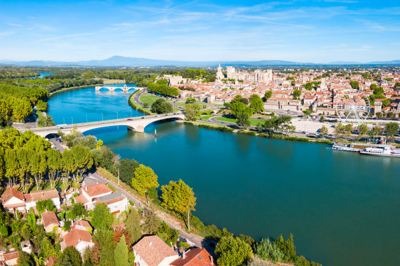 Lower prices, more flexibility … Rhone River, Avignon.
