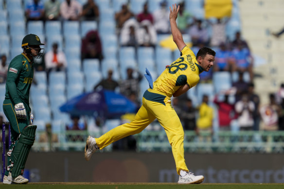 Josh Hazlewood came back well in the match against South Africa.