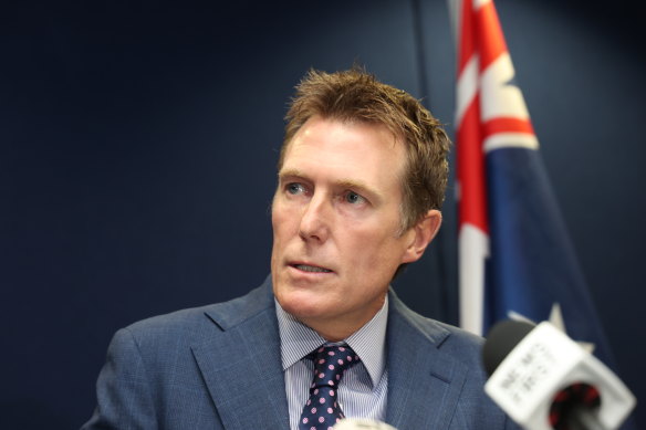 Christian Porter strenuously denies the rape allegation. 