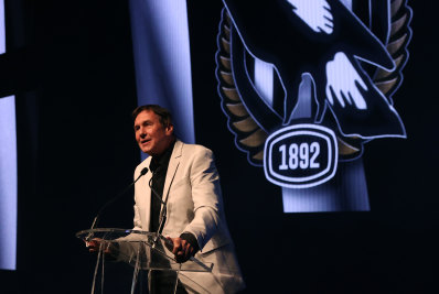 Former Collingwood president Jeff Browne.