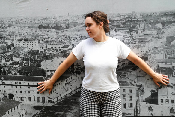 Priced out: Young Sydneysider Sophie Kerrigan.